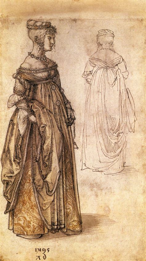 Two Venetian women (1495) by Albrecht Durer – Artchive