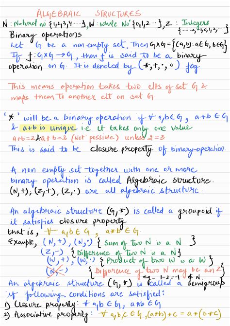Algebraic Structures: Groups, Semigroups & Permutations in Mathematics ...
