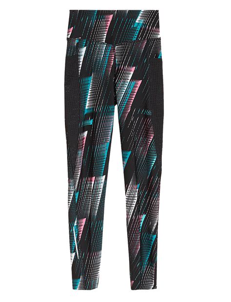 Buy Go Train Printed Gym Leggings at Marks & Spencer