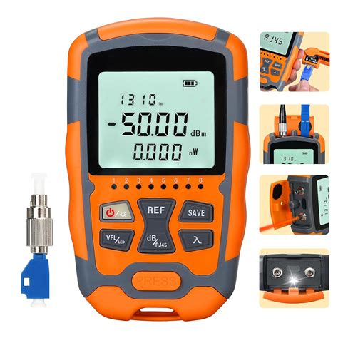 BAOSHLA M50 4-in-1 Optical Fiber Tester Portable ‑50 to +26dBm Fiber ...