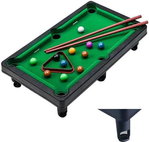 YumSur Mini Pool Table Game,Billiards Table Pool Table Set 11 Balls 2 ...