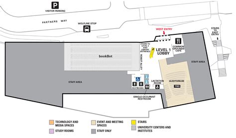 Hunt Library Map | James B. Hunt Jr. Library | NC State University Libraries