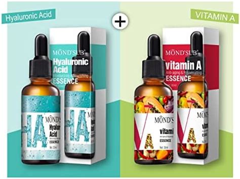 Mond'sub Hyaluronic Acid Face Serum for Hydration & Glowing Skin with ...