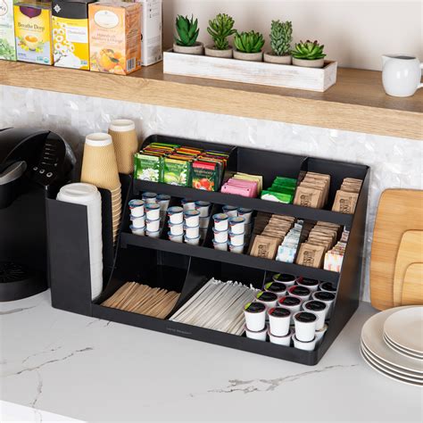 Mind Reader Cup and Condiment Station, Countertop Organizer, Coffee Bar ...