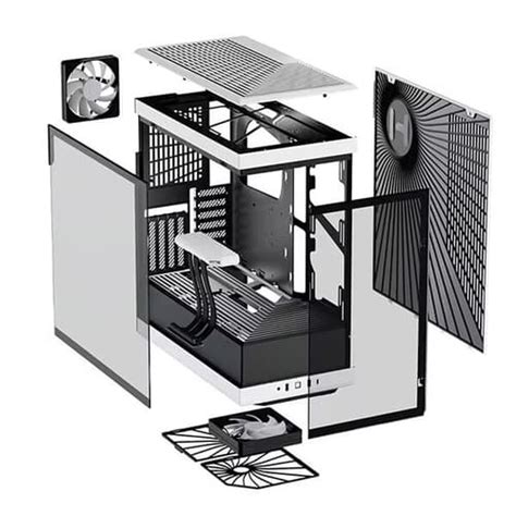 Buy Hyte Y40 ATX PC Case (Black-White)| mdcomputers.in