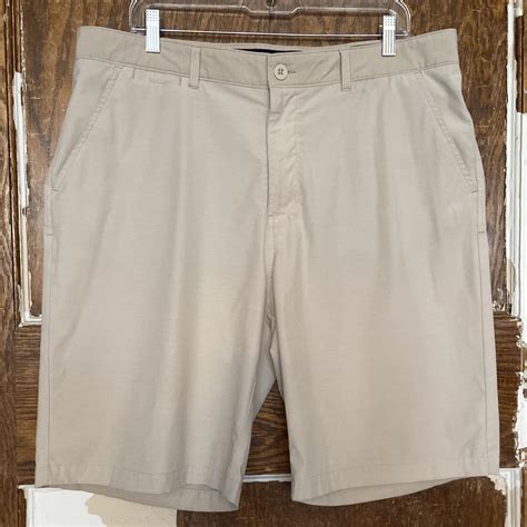 JOHNNIE-O Light Khaki Golf Shorts sz 38. Casual... - Depop