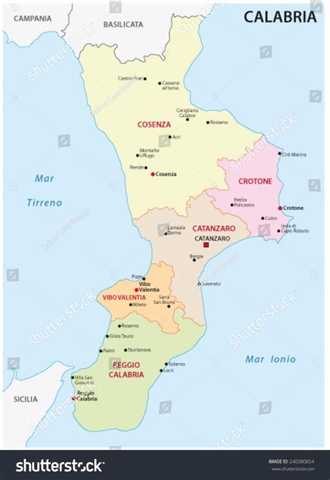 Image result for Calabria Map