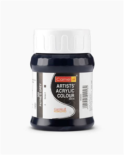 Camel Artist Acrylic Color 500ML Paynes Grey 305 | Reliance Fine Art ...