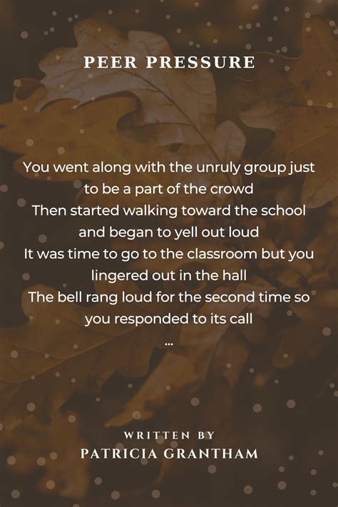 Peer Pressure Quotes For Kids