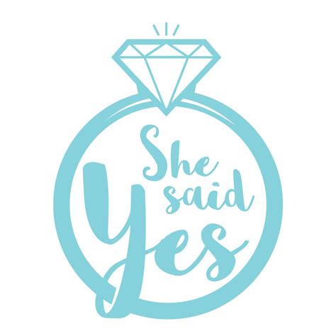 She Said Yes PNG Transparent She Said Yes.PNG Images. | PlusPNG