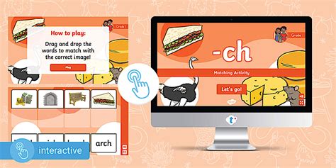 Grade 1 Phonics –ch Interactive Go! Game