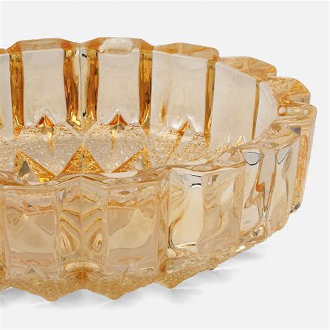 Shop Large Round Amber Ash Tray - at Best Price Online in India