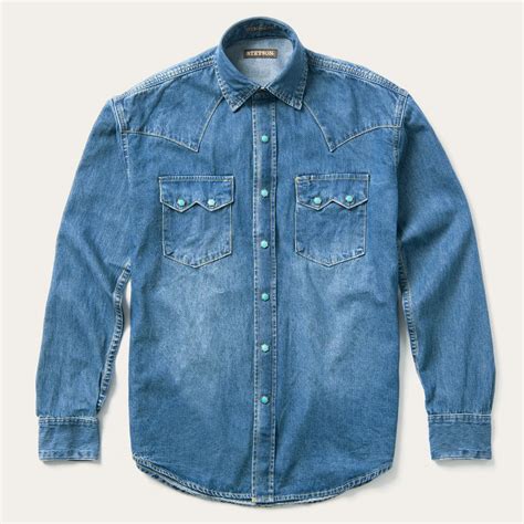 Chambray Shirt Men