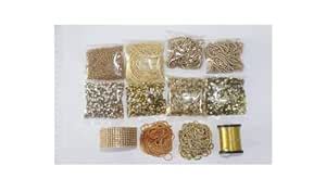 Embroidery meterials Gold Color Beads,dapka,zari Thread,chamki,Half ...