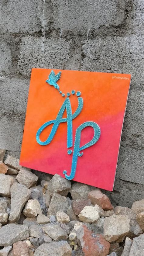 Initials Logo Big String Art – Twiny Tales