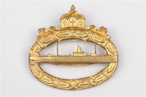 ratisbon's | Fischer, Waldemar v. - WW1 U-Boot War Badge (Meybauer ...