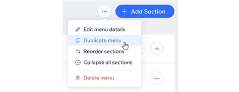 Image result for Wix Menu Design