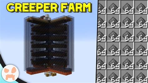 Image result for Minecraft Creeper Farm Tutorial