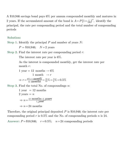 Image result for Compound Interest Example Problem with Solution