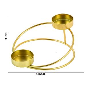 Taare Gol T-light Holder | Metal Tea Light Candle Stand
