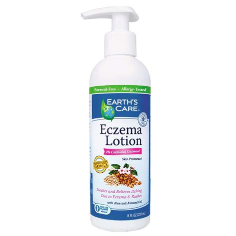 Earth’s Care Colloidal Oatmeal Lotion for Eczema with Aloe Vera ...