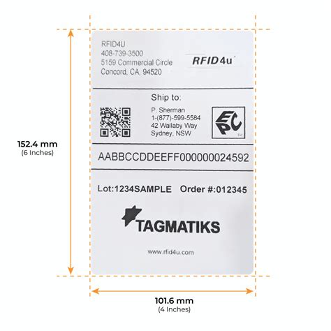 TagMatiks RFID Labels - RFID4U Store