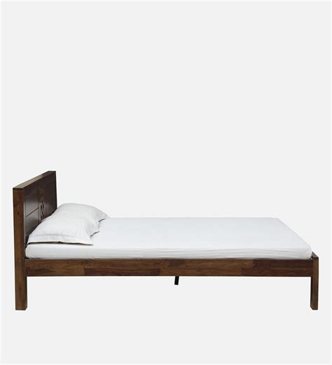 Lorenzo Solid Wood King Size Bed In Provincial Teak Finish – Crafted ...