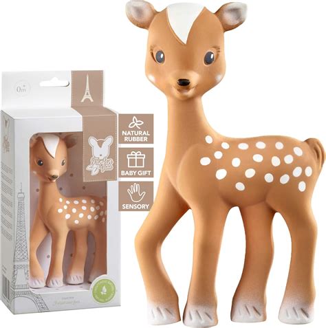 Buy Sophie La Girafe So Pure Teething Ring 100% Natural Rubber teether ...