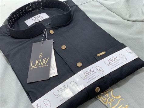 Al Turab Charcoal Black Thobe S1011 – Rijaal Menswear