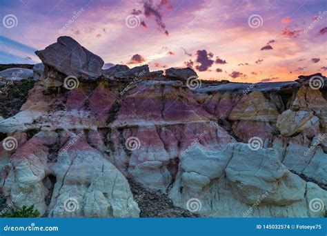 Paint Mines Interpretive Park Colorado Springs Stock Photo - Image of ...