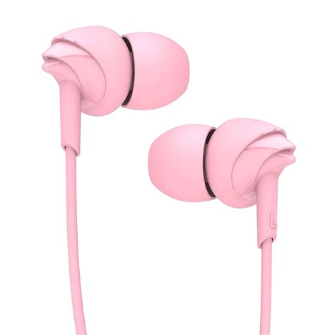 Boat Bassheads 100 in Ear Wired Earphones with Mic(Taffy Pink) : Amazon ...