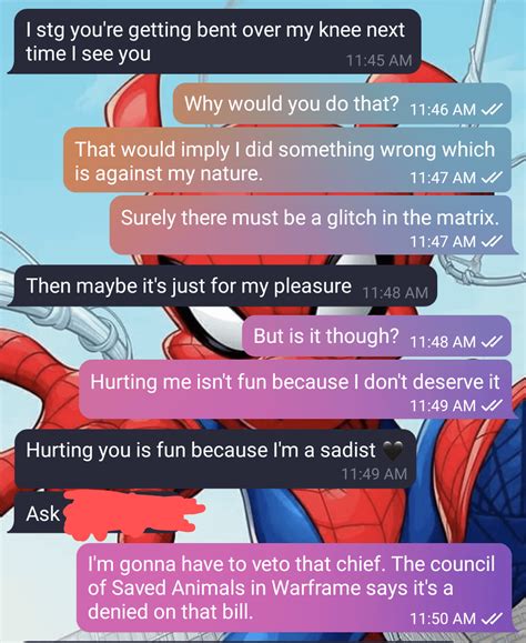 It was today that it finally clicked that my interactions with my Dom ...