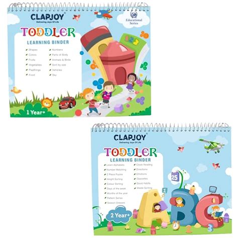 Buy Clapjoy Velcro Book Preschool Busy Book Toddler,Kids/Children 16 ...