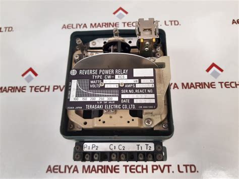 Terasaki Electric Cw-rcs Reverse Power Relay – Aeliya Marine Tech