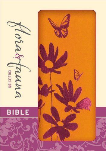 Buy Holy Bible: New International Version Tangerine / Magenta Flowers ...