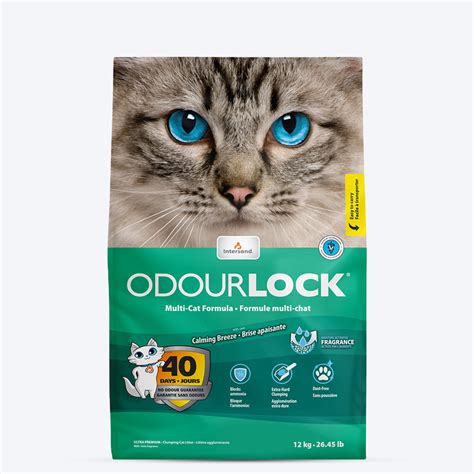Intersand Odourlock Mineral Calming Breeze With Multi Formula Cat Litt ...