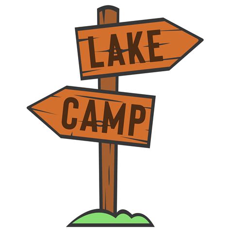 Camp Sign Clip Art