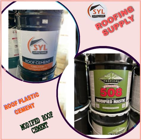 SYL ROOFING SUPPLY on Twitter: "Roofing Supply. Roof Plastic Cement y ...