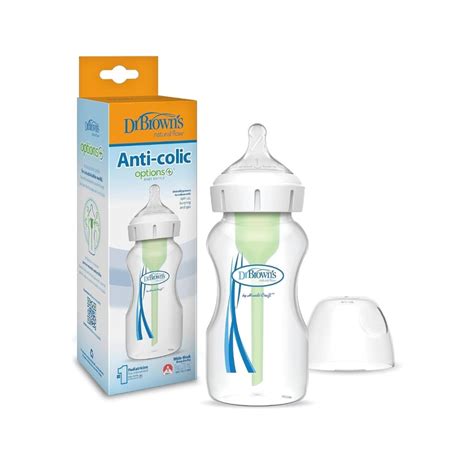 Dr. Brown’s Natural Flow Anti-Colic Options+ Bottle 9oz (Wide Neck ...