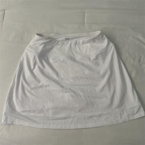 white golf skirt (worn once) - Depop