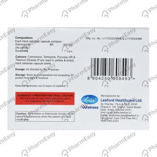 Itromed 200 MG Capsule (10): Uses, Side Effects, Price & Dosage | PharmEasy
