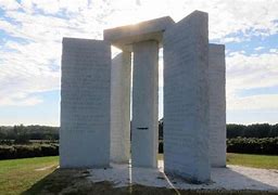 Image result for Georgia Guidestones monument explosion