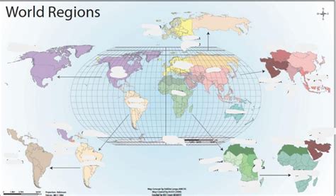 Geography World Regions Map 的图像结果