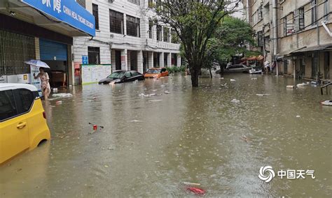 平乐强降雨致积水内涝-广西高清图片-中国天气网