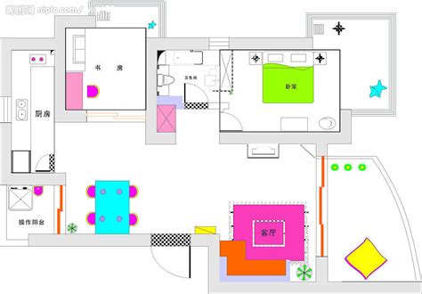 房子设计3D平面图_土巴兔装修效果图