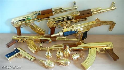 24K Gold Plated Russian AK47 from Lee Armory | Cordelia Gun Exchange