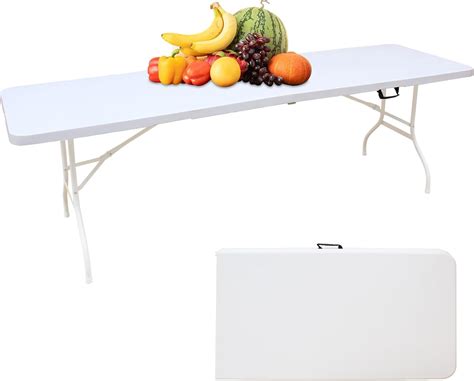 Portable 8Ft Plastic Folding Table, Heavy Duty 8ft Philippines | Ubuy