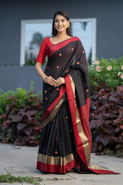 Kali - काली Maheshwari Handloom Mulberry Silk Saree