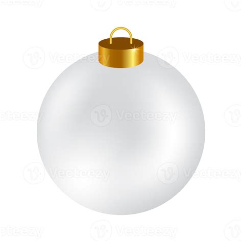 White balls christmas decorations 17745096 PNG