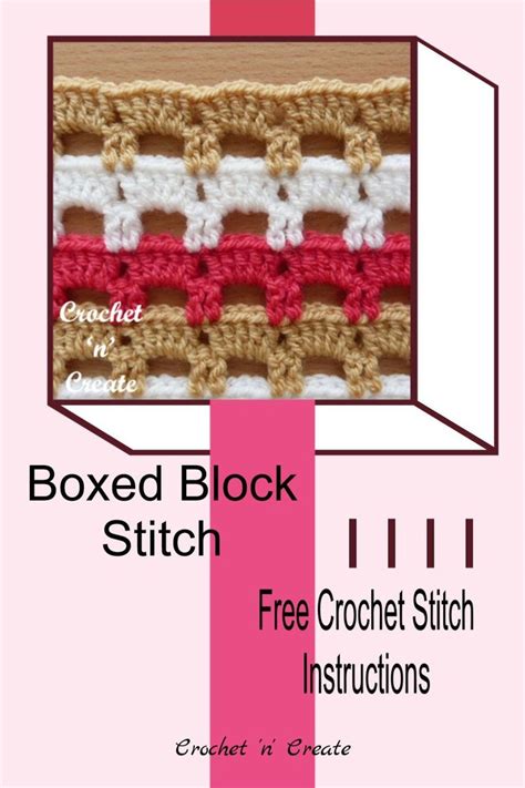 Image result for Crochet Boxed Stitch Tutorial